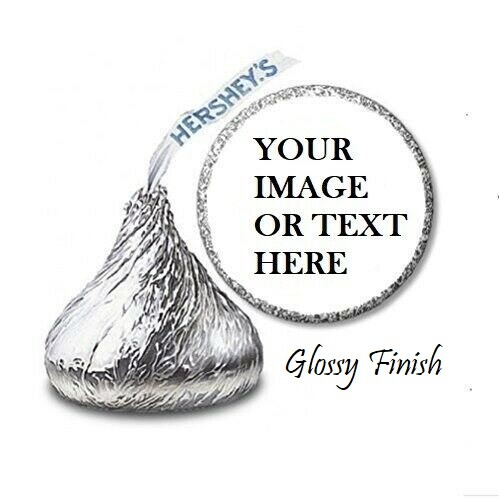 108 Custom Personalized Labels Stickers Hershey's Kisses Candies Party Favors