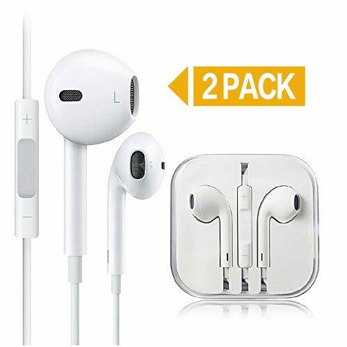 NCLINGLU 2-Pack Premium Headphones with Stereo Android Smartphones