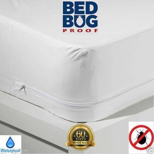 MATTRESS ENCASEMENT Bed Bug Proof STRONG Waterproof Zippered Vinyl Cover Protect