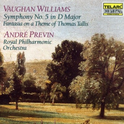 Symphony 5 / Tallis Fantasia by Vaughan Williams, R. André Previn (CD, 1990)