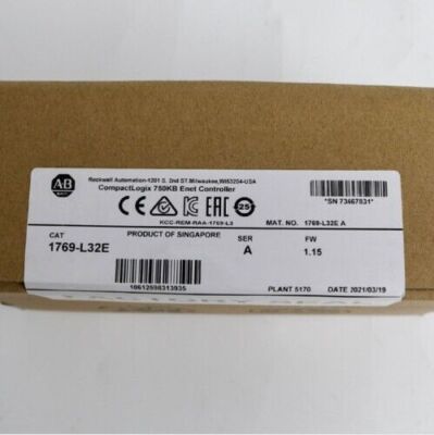 New Allen-Bradley AB 1769-L32E SER A CompactLogix EtherNet Processor 1769L32E