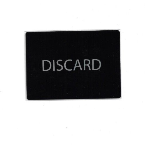 MTG フィラーカード　DISCARD MTG Misprint/Miscut - MTG Yellow Discard Filler Card