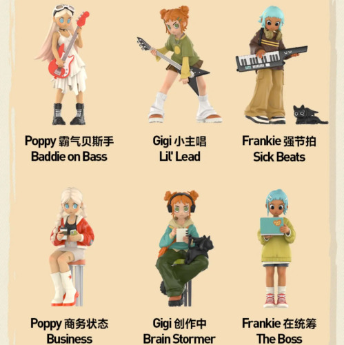 Pop Mart Peach Riot Punk Fairy Gigi Leaf Mini Figure NEW | eBay
