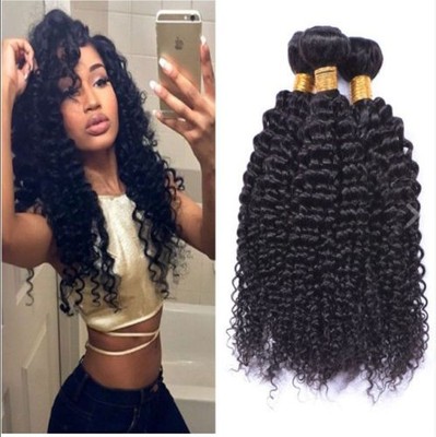 Brazilian Curly Virgin Hair Weave 3bundles 150g All Virgin Human