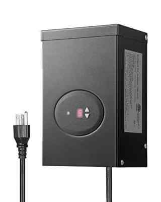 Jewenwils 120W Low Voltage Landscape Transformer, Outdoor 120V AC to 12V AC