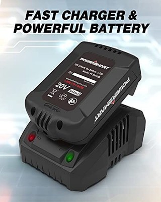 PowerSmart 20V Li-Ion Cordless String Trimmer One Battery-Auto Feed Thread Tr...