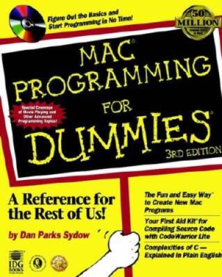 Mac Programming For Dummies (For Dummies Series) - Paperback - GOOD