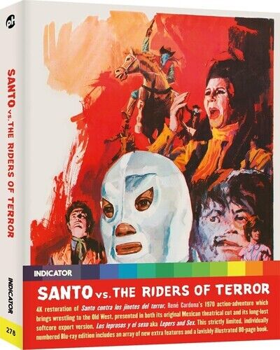 Santo Vs. The Riders Of Terror [new Blu-ray] Ltd Ed, Mono Sound, Subtitled, Wi