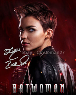 Ruby Rose ''Batwoman'' Actress Hand Signed Autographed 8x10'' Photo