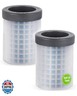 Tovolo Mini Ice Cylinder- Squeeze and Release- Set of 2, 1000422, Gray