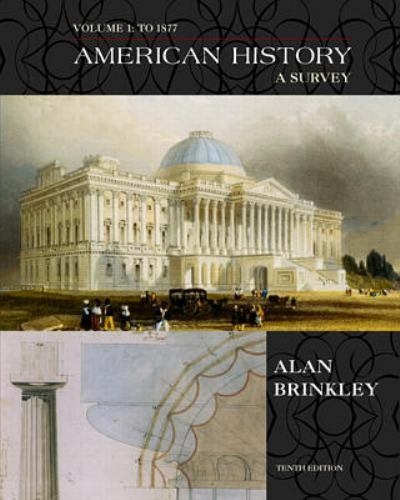American History Vol. 1 : A Survey by Alan Brinkley (1998, Hardcover ...