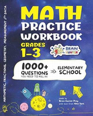 Math Practice Workbook Grades 1-3: 1000 Questions You Need to Kill in El - GOOD