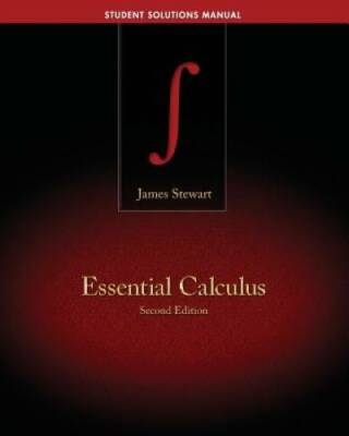 Student Solutions Manual for Stewart's Essential Calculus, 2nd - GOOD