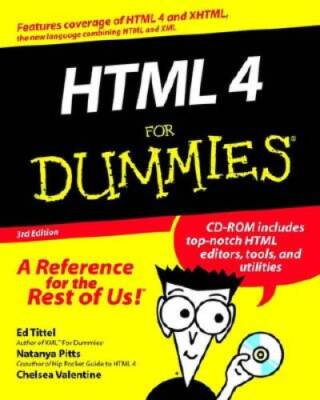HTML 4 For Dummies (For Dummies (Computers)) - Paperback - VERY GOOD