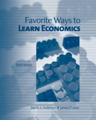 Favorite Ways to Learn Economics - Paperback By Anderson, David - NEW