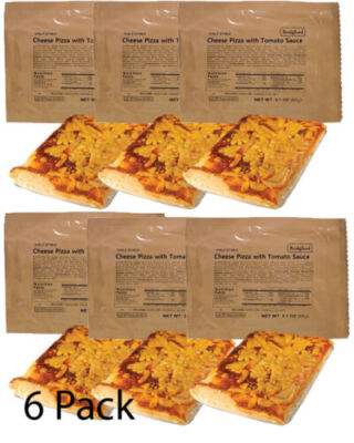 Authentic USGI Ration Main Entree - Cheese Pizza Slice - 6, 12, 24 and 48 Packs