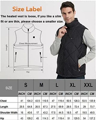 FERNIDA FERNIDA BEHEIZTE WESTE FÜR HERREN DAMENWINTER WARM DRAUSSEN USB AUFLADUNG ELE...