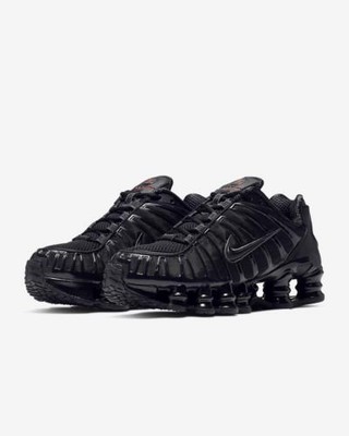 Pre-owned Nike Shox Tl Black Ar3566-002 Women Shoes