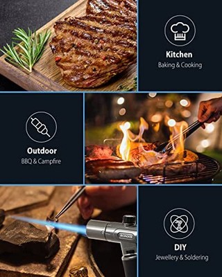 Torch Lighter Multipurpose Lighter With Dual Flame You Can Switch Single /dual T