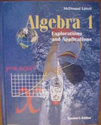 Algebra 1: Explorations and Applications - Hardcover By Leiva, Miriam A - GOOD