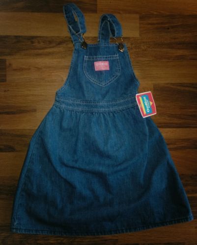 OSHKOSH DENIM TUNIC DRESS WITH NAVY LEGGINGS GIRLS SIZE 4 | eBay