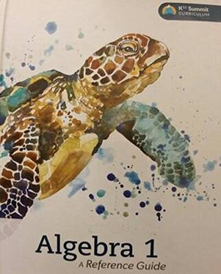 Algebra 1 A Reference Guide K12 Summit Curriculum - Hardcover - GOOD