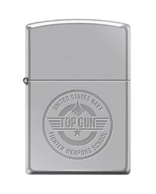 Zippo Lighter - for US Navy Top Gun Fighters Weapons School