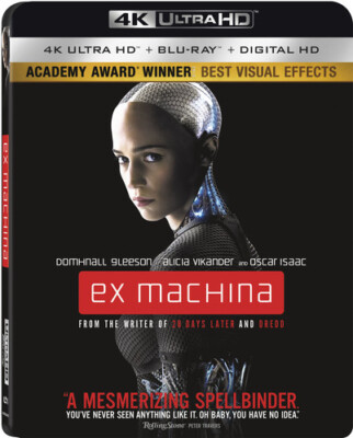 Ex Machina [Used Very Good 4K UHD Blu-ray] With Blu-Ray, 4K Mastering, Ac-3/Do