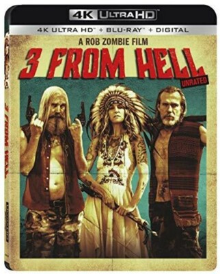 3 From Hell [New 4K UHD Blu-ray] With Blu-Ray, 4K Mastering, Dolby, Subtitled,