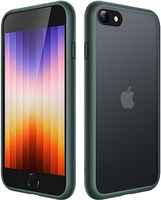 Matte Case for iPhone SE 3/2 (2022/2020), iPhone 8/7, 4.7-Inch, Shockproof Milit