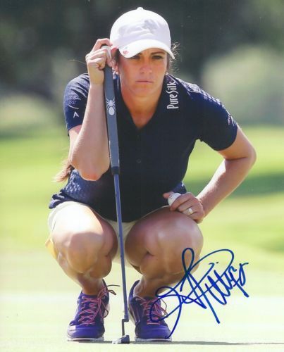 LEXI THOMPSON hand signed autographed photo PROOF LPGA