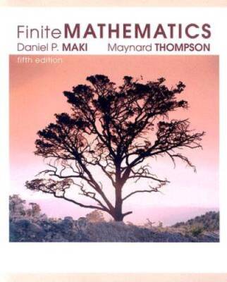 Finite Mathematics, 5th Edition - Paperback By Daniel Maki - GOOD