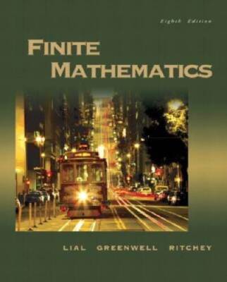 Finite Mathematics (8th Edition) - Hardcover By Lial, Margaret L. - GOOD