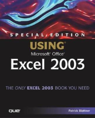 Special Edition Using Microsoft Office Excel 2003 - Paperback - GOOD