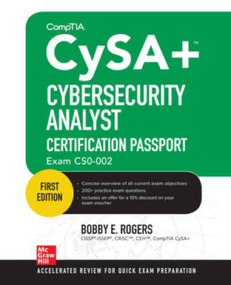 CompTIA CySA Cybersecurity Analyst Certification Passport ( - ACCEPTABLE