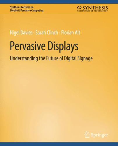 Synthesis Lectures on Mobile and Pervasive Computing Ser.: Pervasive ...