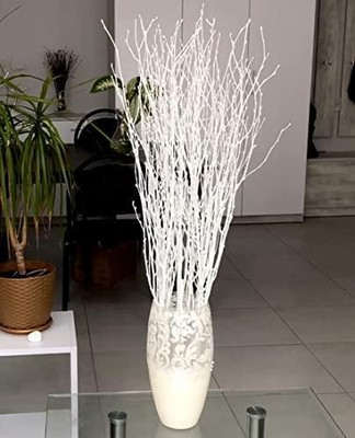 ECOVENIK 25 psc - White Birch Branches - 73 cm, Natural Birch Twigs, Pack of