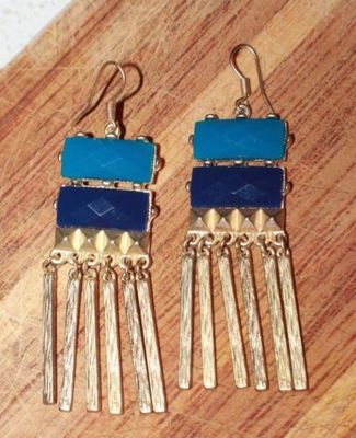 Halloween Bold Alloy Resin Statement Earrings Party Club Costume decorative A1J