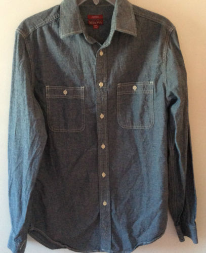 Merona Solid Casual Button-Down Shirts for Men