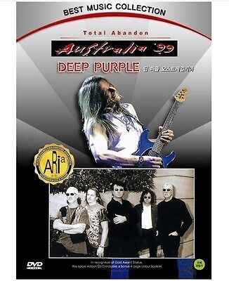 Deep Purple Total Abandon - Australia 99 DVD (New & Sealed)
