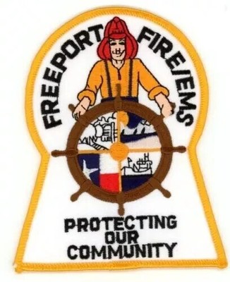 Freeport Texas Fire/EMS patch ship from Australia