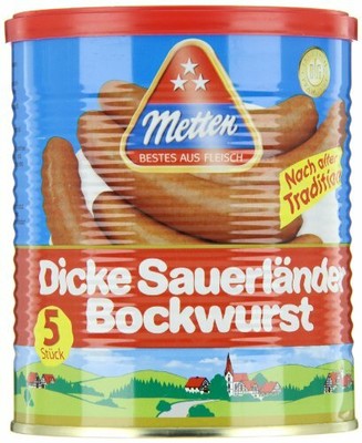 Metten Dicke Sauerländer Bockwurst 400g 6er Pack