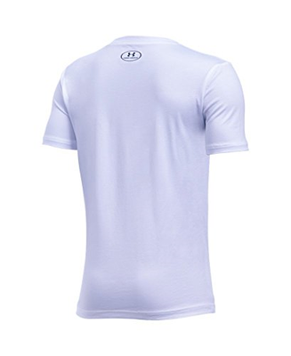 Under Armour Boys' Quiet The Critics T-Shirt, White 100/Stealth (Pack of 5)