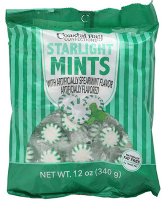 COASTAL BAY 'Starlight Mints' with Artificially Spearmint Flavor 340 gr USA