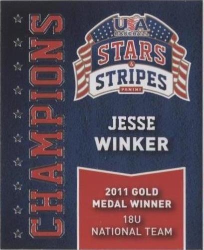 2015 Panini Stars and Stripes - Jesse Winker #25