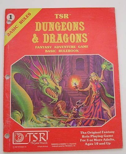 TSR Dungeons & Dragons Role Playing Games