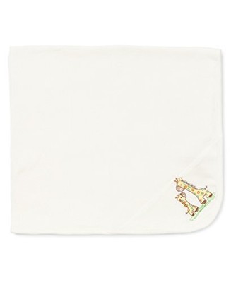 S For Baby Boys' Giraffe Swaddling Receiving Blanket