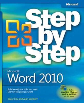 Microsoft Word 2010 (Step by Step) - Paperback By Cox, Joyce - VERY GOOD