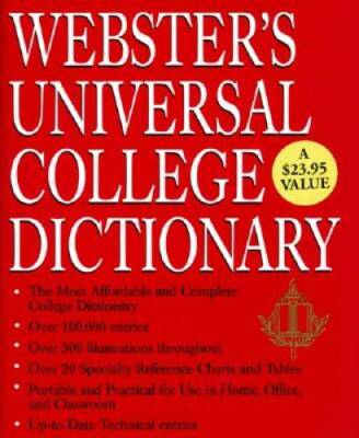 Websters Universal College Dictionary Premium - Hardcover - GOOD