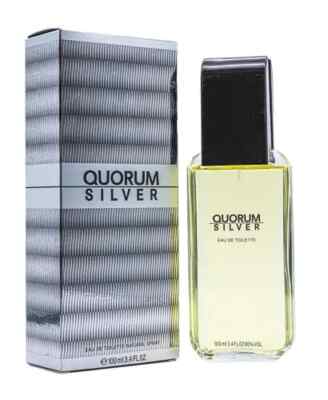 Quorum Silver by Antonio Puig 3.4 Oz EDT Cologne for Men New In Box